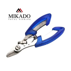 Tijeras de pesca ergonómicas MIKADO Braid tijeras cortadoras tijeras de alimentación - Imagen 1 de 2
