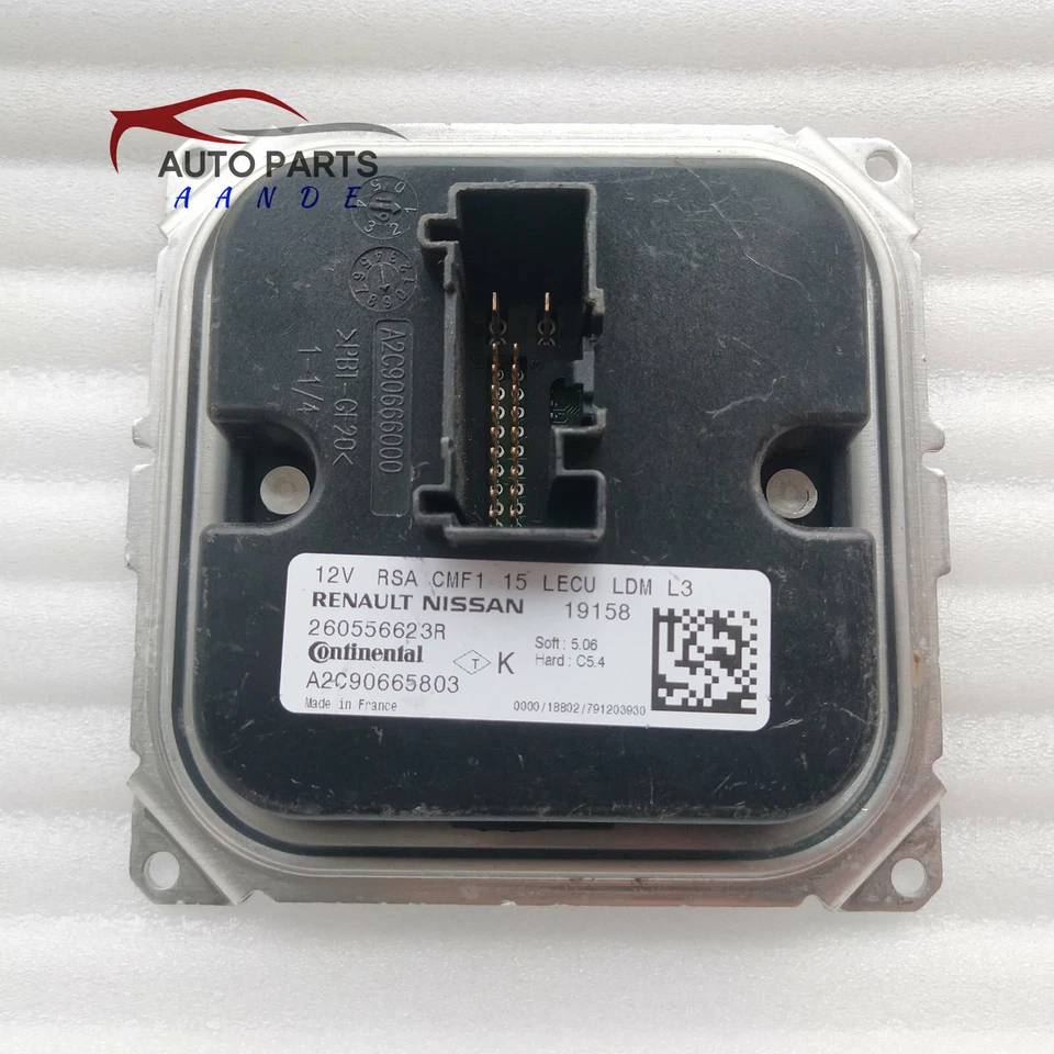 OEM for Renault Nissan Clio MEGANE LED Headlight Control Module 260556623R Foto 1 de 2