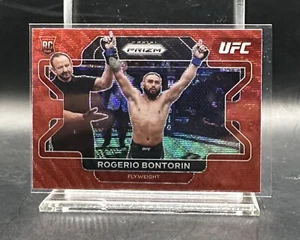 Rogerio Bontorin RC #30 Red Wave Prizm Rookie 2022 Panini Prizm UFC - Picture 1 of 2