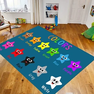 Lernteppiche, Farben Teppich, für Kinderteppich, für Kinderzimmerteppich, für Kindergartenteppich - Bild 1 von 11