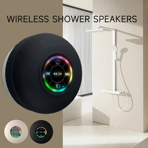 Altavoz Bluetooth Impermeable Baño Audio Inalámbrico Ducha Altavoces Luz RGB - Imagen 1 de 14