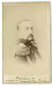 Antique CDV Photograph – Grand Duke Nicolas Nikolaevich Russia Bergamasco 1879 - Picture 1 of 8