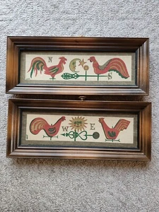 Accesorio de arte de pared Turner de colección MCM gallo par 6G 678 fotos ¿Valor? - Imagen 1 de 6