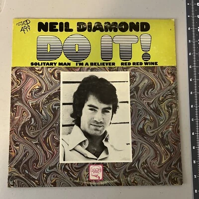 Neil Diamond Do It! 1971 Bang Records виниловая пластинка VG+/VG+ - Изображение 1 из 4