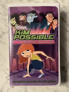 Disney’s Kim Possible: The Villain Files - VHS Tape 2004 Kids Cartoon Film RARE - Bild 1 von 3