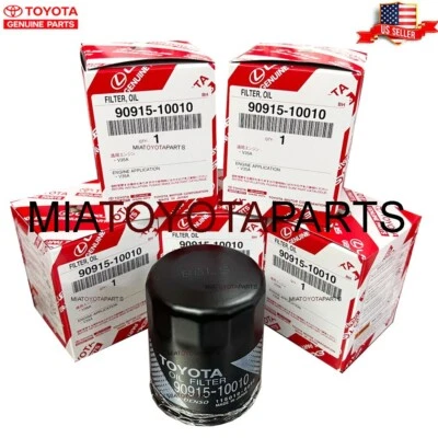 5 OEM Toyota 22 Tundra 23-25 Sequoia Oil Filter 90915-YZZN3 Replace 90915-10010 - Image 1 of 4