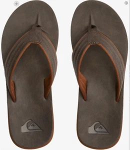 Quiksilver Demitasse Carver ECO NYL Nubuck Sandals NEW Size 9 Men Kona RECYCLED - Picture 1 of 9