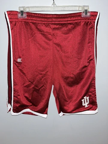 VTG Indiana Hoosiers IU Colosseum Basketball Shorts Stretch 34” Waist Drawstring Cover