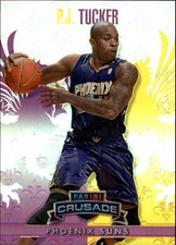 2013-14 Panini Crusade Insert Purple Suns Basketball Card #8 P.J. Tucker /49