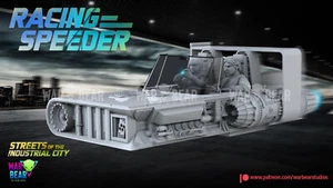 Star Wars Racing Vehicle Speeder + CREW, Spiel Star Wars Legion & Shatterpoint - Bild 1 von 2