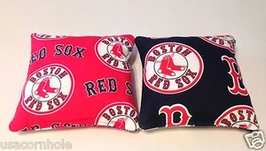 BOSTON REDSOX CORNHOLE SITZSÄCKE WERFEN SPIEL - 8ER SET - KOSTENLOSER VERSAND  - Bild 1 von 1