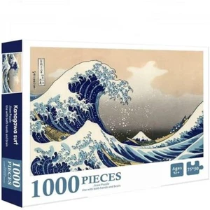Puzzle 1000 Pieces for Adults Learning Learning Toy Game Great Wave of Kanagawa - Picture 1 of 4