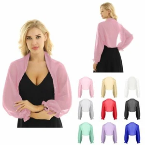 Cardigan donna chiffon trasparente maniche lunghe scialle kimono protezione solare copricapo - Foto 1 di 88
