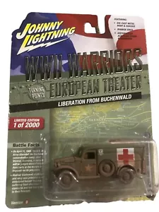 Johnny Lightning WWII Warriors GMC WC54 Ambulance Liberation From Buchenwald - Picture 1 of 3