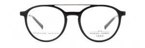 Marius Morel 1880 60030M Black Gold ND04 Round Plastic Eyeglasses 49-19-140 RX - Picture 1 of 2