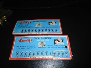 LOT OF NOS VINTAGE NEWEY'S HOOKS & EYES SIZE 0 BLACK & SILVER - Picture 1 of 1