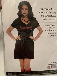 New Leg Avenue 86769 Fangtastic Jersey Halloween Dress. Small. - Picture 1 of 6