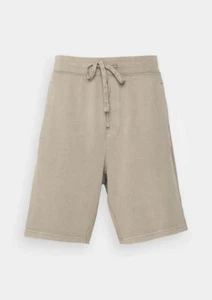Hugo Mens Shorts Dinezi Relaxed Fit Logo Branded Cotton Finish Shorts in Brown - Picture 1 of 8