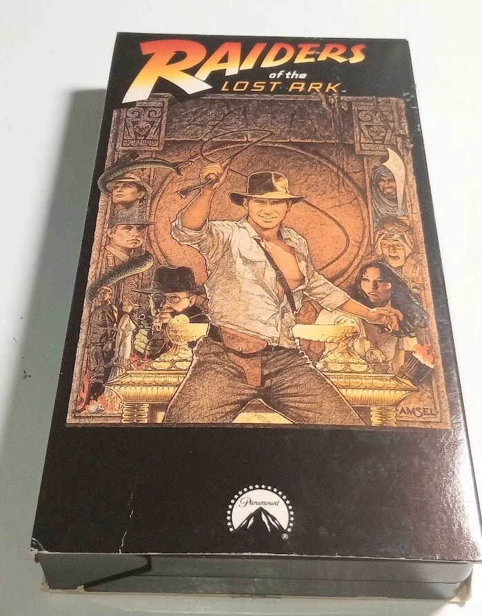 Raiders of the Lost Ark VHS  1981 indiana Jones Harrison Ford - Image 1 of 3