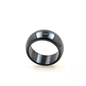 Ring Alliance Runder Ring Hämatit Schwarz 10 MM - Bild 1 von 5