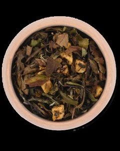 Té verde "Melocotón Holundertream", aromatizado suelto (kg/42,00€) - Imagen 1 de 2