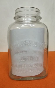 Tarro de vidrio de café vintage Golden West envasado al vacío Closset & Devers Portland Ore - Imagen 1 de 19