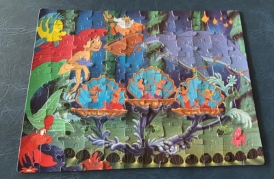 Rompecabezas de 100 piezas de colección de libros dorados de Disney La Sirenita Ariel 4079B Foto 1 de 4