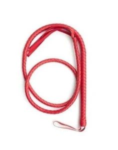 Frusta indy flog whip red frustino bondage sexy rosso fetish harness mistress - Picture 1 of 3