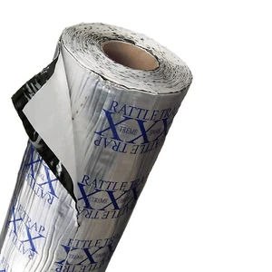 FatMat Rattletrap 80 mil Self-Adhesive Sound Deadener 300 Sq Ft With Tools - Picture 1 of 6