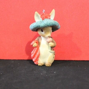 Hallmark 1998 Beatrix Potter #3Keepsake Ornament Easter Benjamin Bunny - Picture 1 of 3