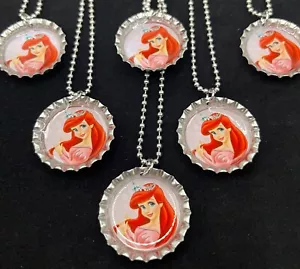 Ariel / 6 necklaces / Birthday /favors / Disney Princess / Party Supplies - Picture 1 of 1