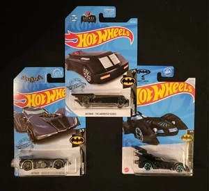(3) Mattel Hot wheels treasure hunt...Batmobiles...Rare...unOpened - Picture 1 of 8