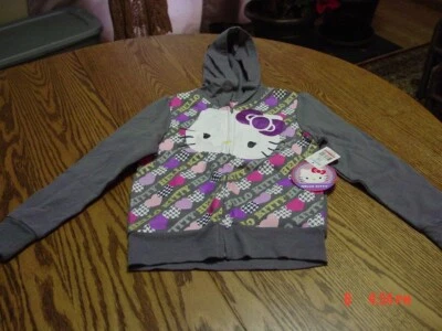 Sudadera con capucha y cremallera Hello Kitty para niñas Foto 1 de 4