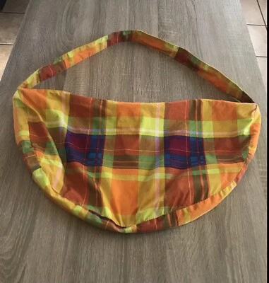 全新无标签...Old Navy 格纹吊带包/手提包 — 第 1/4 张图片