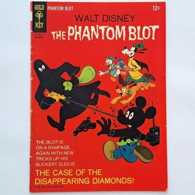 Cómics de Walt Disney's Phantom Blot (1966) #7 Gold Key en estado bastante bueno de la Edad de Plata Foto 1 de 3