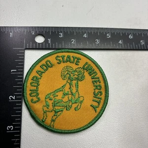 Vintage NOS c 1980s COLORADO STATE UNIVERSITY Rams Patch (School Education) 00.K - Picture 1 of 2