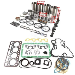 V1702 V1702B V1702DI Engine Rebuild Kit For Kubota KH90 Bobcat 743 733 Excavator - Picture 1 of 12