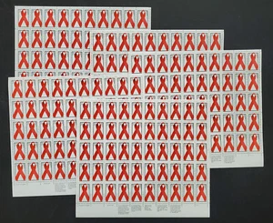 USA Briefmarke #2806 29c Aids Awareness Sehr guter Erhaltungszustand NH 5 Blatt - Bild 1 von 4