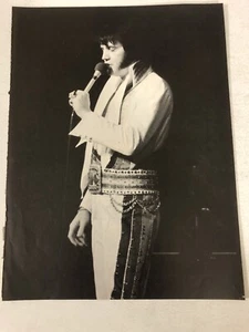 70er Jahre Elvis Presley Magazin Pinup Vintage Ephemera Elvis im Overall - Bild 1 von 2