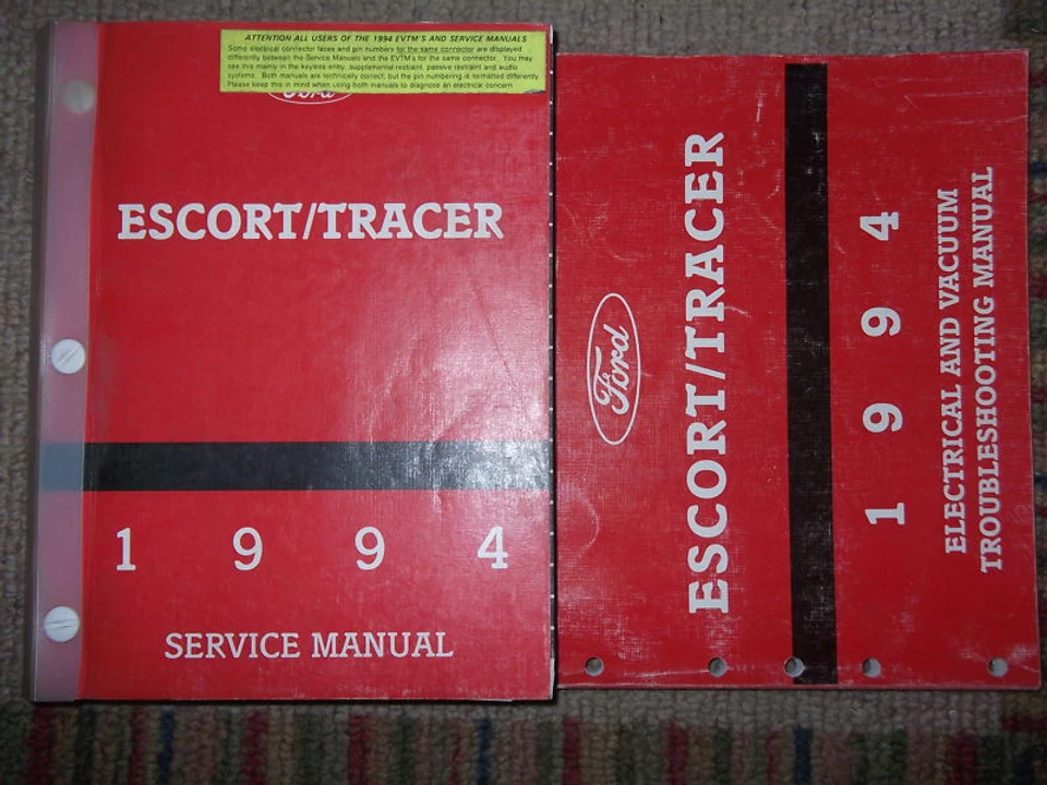 1994 FORD ESCORT MERCURY TRACER Repair Service Shop Manual Set W EVTM EWD OEM Foto 1 de 1