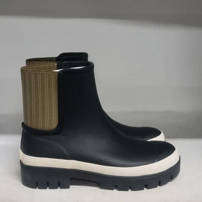 Bota Tory Burch Hurricane perfecta negra/oliva para mujer talla 5M Foto 1 de 4