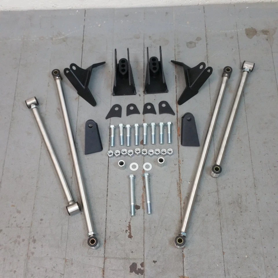 Kit de 4 eslabones triangulados de acero inoxidable tamaño completo para Packard 1932 - 1948 Foto 1 de 4