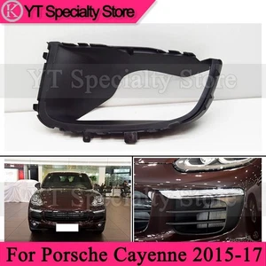 Cubierta de guía de aire del parachoques delantero izquierdo para Porsche Cayenne 2015 2016 2017 - Imagen 1 de 7