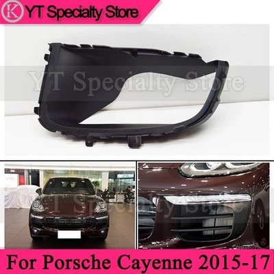 Cubierta de guía de aire del parachoques delantero izquierdo para Porsche Cayenne 2015 2016 2017 Foto 1 de 4