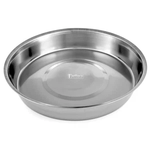 Plato para cachorros Jeffers de acero inoxidable de 14" 79103 - antideslizante, bandeja de alimentación duradera para - Imagen 1 de 4