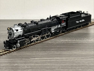 Pacific Fast Mail HO Brass F-81 2-10-2 Locomotive (Late) D&RGW #1407 w/PFM Snd - Image 1 of 4