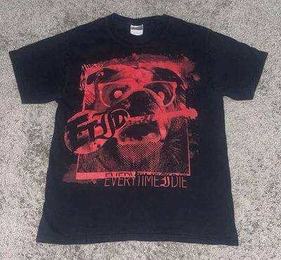 Vintage Every Time I Die Hot Damn! T Shirt Norma Jean Poison The Well - Image 1 of 4