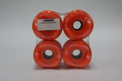 SHARK WHEELS Shark Wheel DNA Formula 72mm 78a Longboard Wheels - Orange (Set of 4) | Smooth R