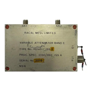 10048 Racal Mesl Koaxial Variable Dämpfungsglied SMA 0-50db 0-1V Band 2 500-1000Mhz - Bild 1 von 1