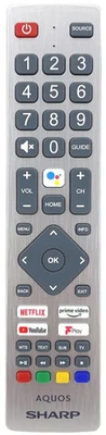 Original Sharp Aquos Voice TV Remote Control For 24BI2KA 24B12KA 32FH4KA 32FH6KA - Image 1 of 2